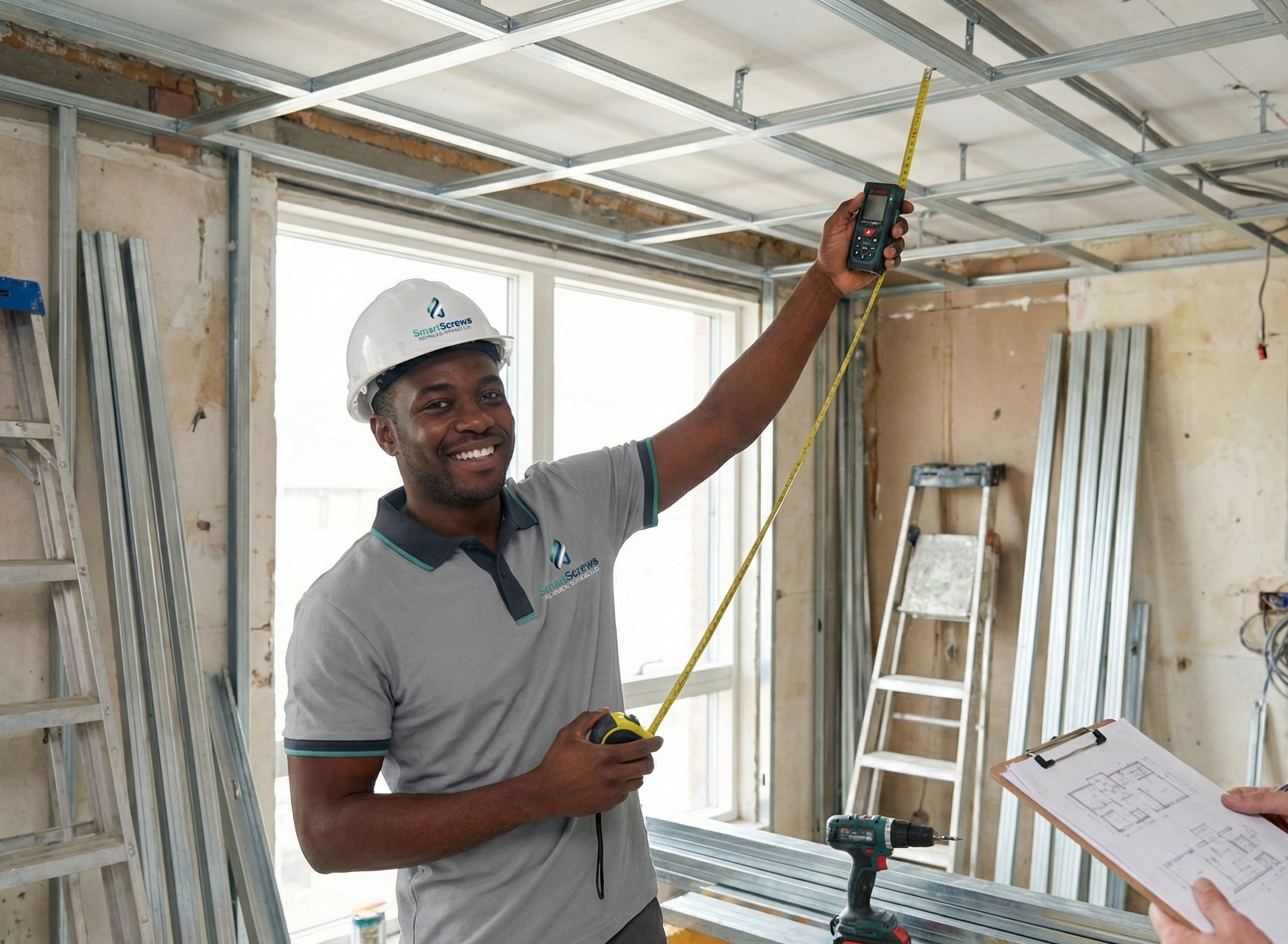 Smart Screws - False Ceiling and Light Partitions Installation - Residential and Commercial Maintenance Services