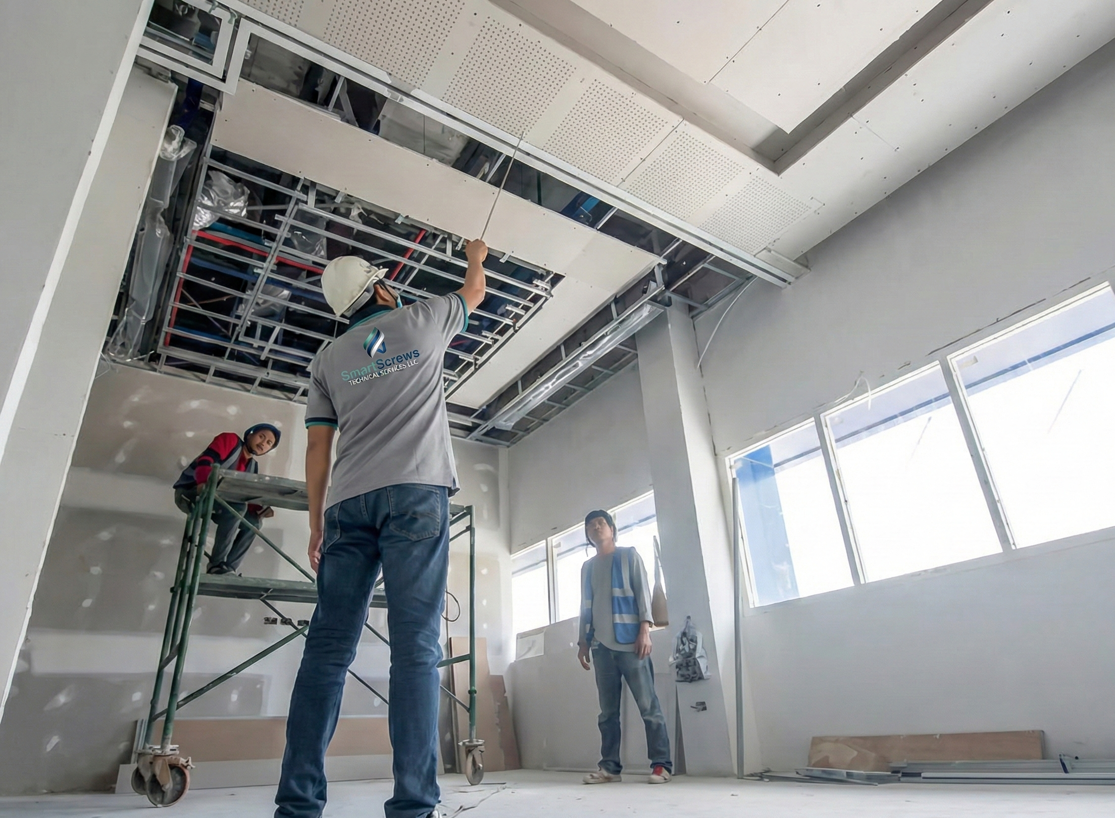 Smart Screws - Fit Out Works - Soft Wall Gypsum Construction - Residential and Commercial Maintenance Services